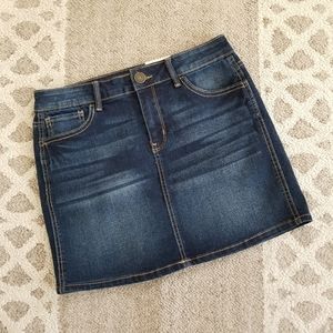 SO Denim Skirt Dark Wash Girls NEW Size 16